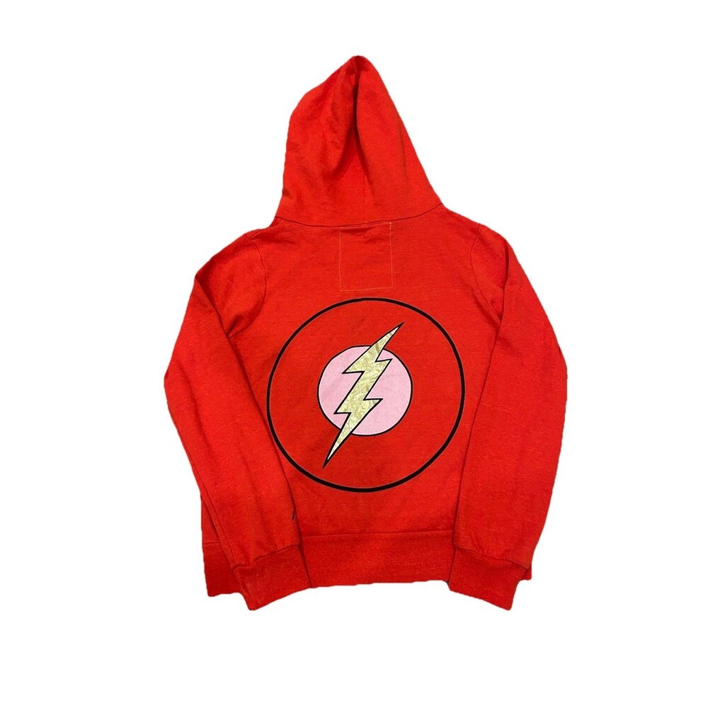 Rare Aviator Nation x ComicCon The Flash Zip Up Hoodie Size Medium